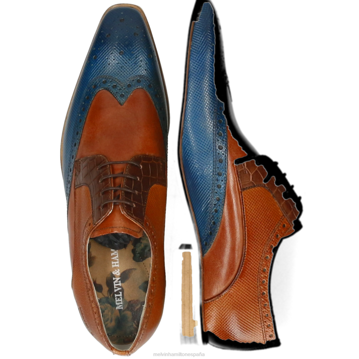 Luis 3 hombres Melvin & Hamilton multi JRT4501 zapatos derby
