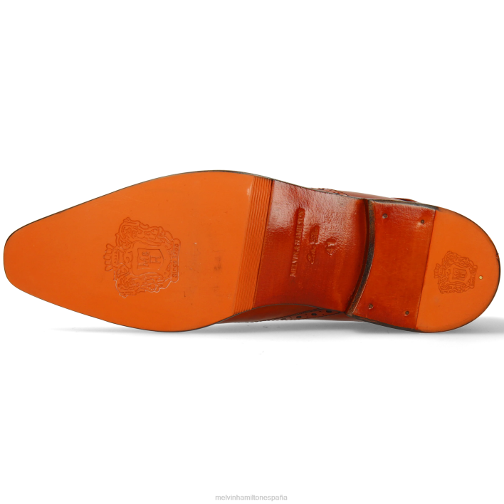 Luis 3 hombres Melvin & Hamilton naranja JRT4457 zapatos derby