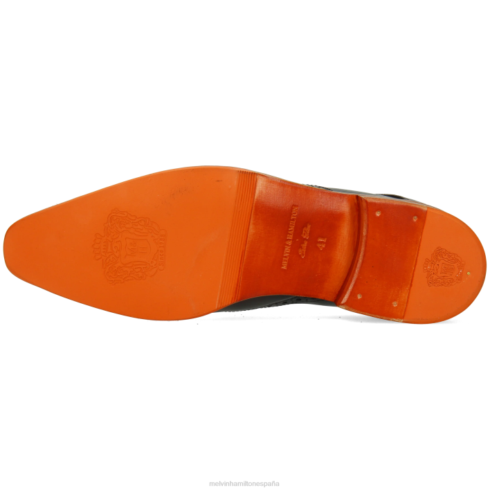 Luis 3 hombres Melvin & Hamilton negro JRT4471 zapatos derby