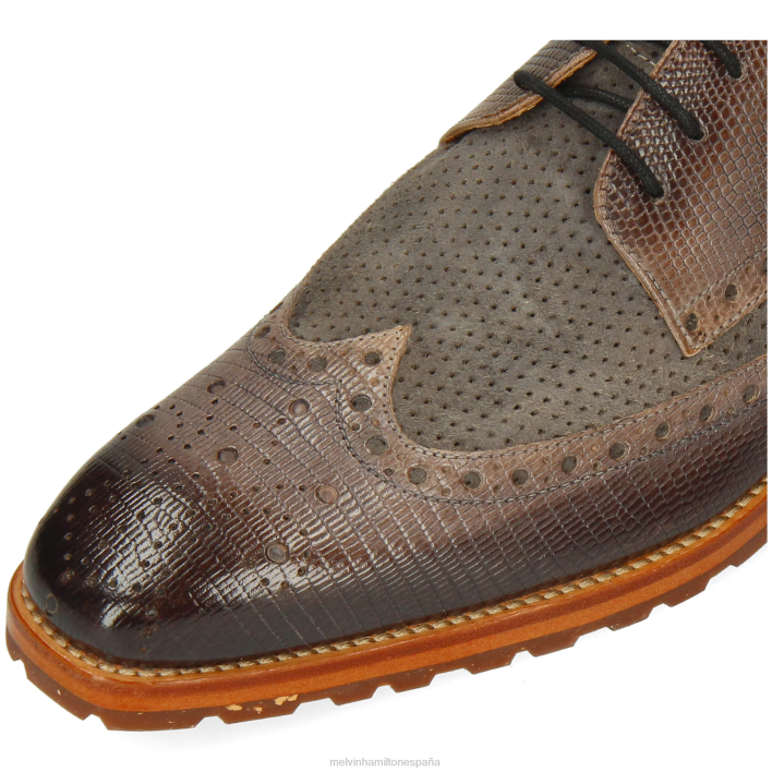 Martín 15 hombres Melvin & Hamilton gris JRT4372 zapatos derby
