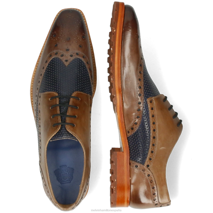 Martín 15 hombres Melvin & Hamilton gris JRT4470 zapatos derby