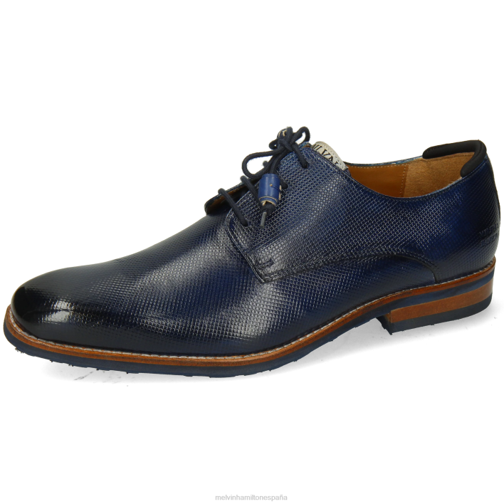 Ryder 1 hombres Melvin & Hamilton azul JRT4402 zapatos derby