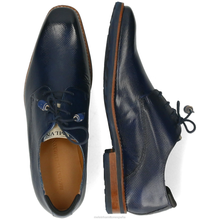 Ryder 1 hombres Melvin & Hamilton azul JRT4402 zapatos derby
