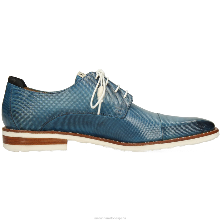 Ryder 3 hombres Melvin & Hamilton azul JRT4510 zapatos derby
