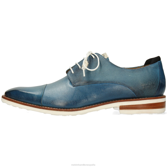 Ryder 3 hombres Melvin & Hamilton azul JRT4510 zapatos derby