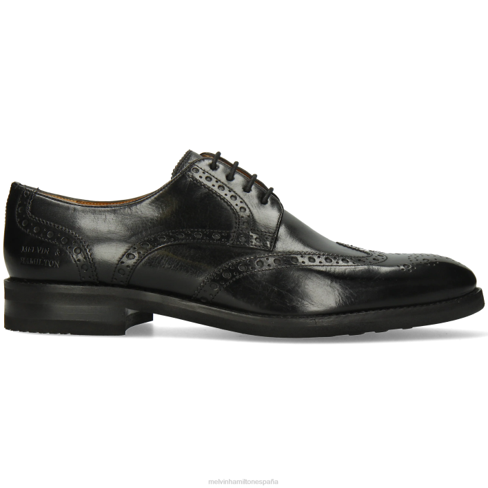 bobby 5 hombres Melvin & Hamilton negro JRT4382 zapatos derby