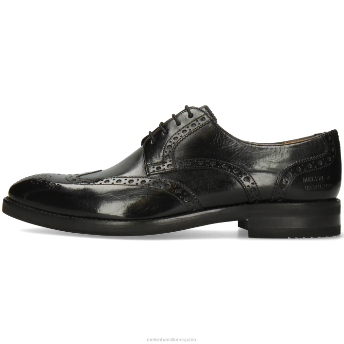 bobby 5 hombres Melvin & Hamilton negro JRT4382 zapatos derby