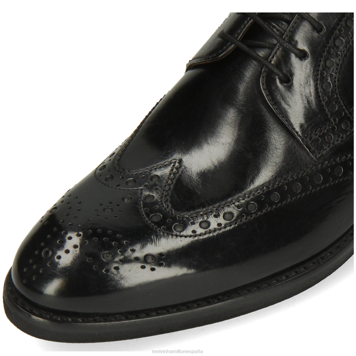 bobby 5 hombres Melvin & Hamilton negro JRT4382 zapatos derby