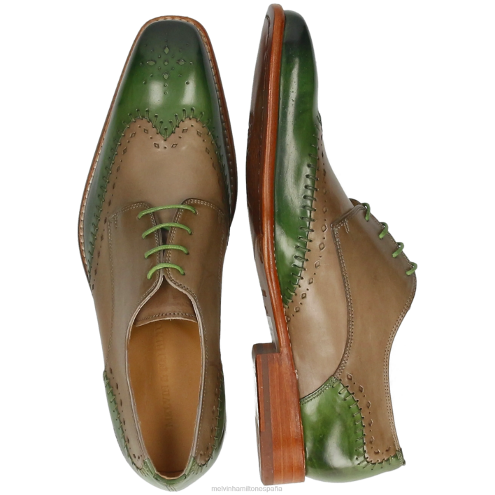 clark 1 hombres Melvin & Hamilton multi JRT4405 zapatos derby