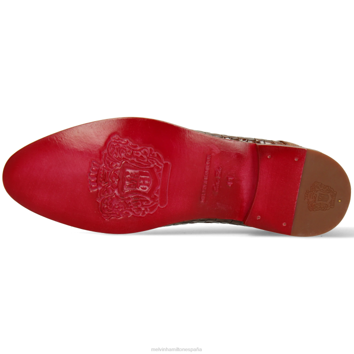 clavo 7 hombres Melvin & Hamilton marrón claro JRT4511 zapatos derby