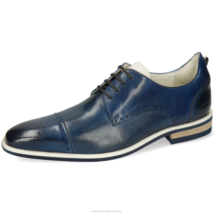 dave 1 hombres Melvin & Hamilton azul JRT4552 zapatos derby