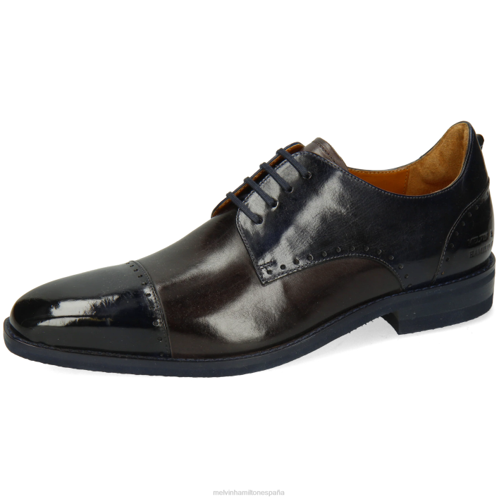 dave 1 hombres Melvin & Hamilton gris JRT4499 zapatos derby