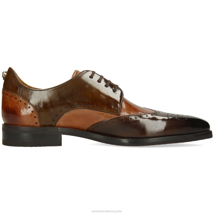 dave 2 hombres Melvin & Hamilton marrón JRT4446 zapatos derby