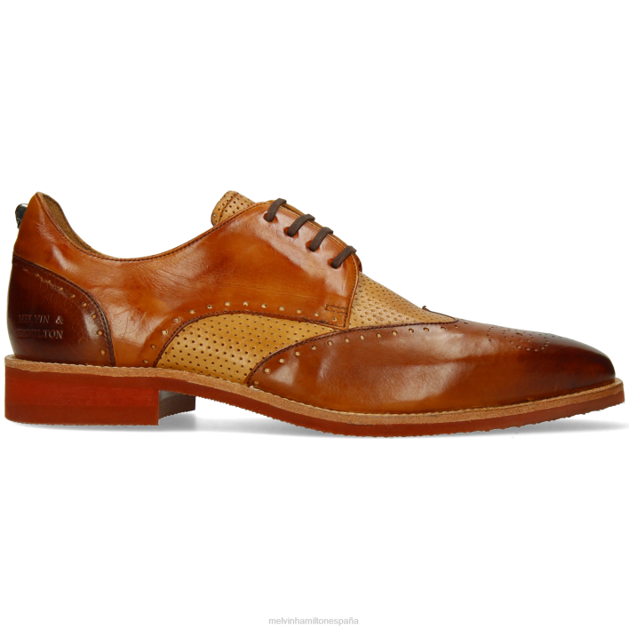 dave 2 hombres Melvin & Hamilton marrón JRT4462 zapatos derby