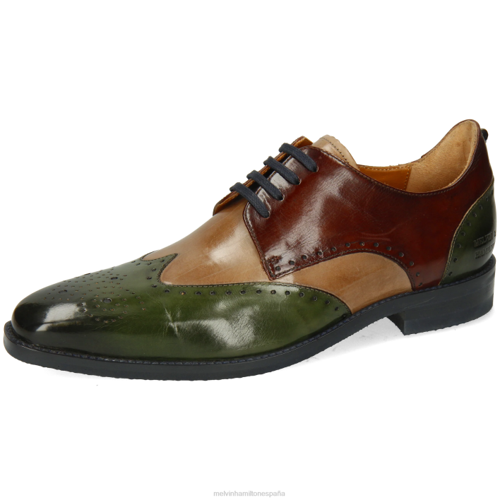 dave 2 hombres Melvin & Hamilton multi JRT4386 zapatos derby