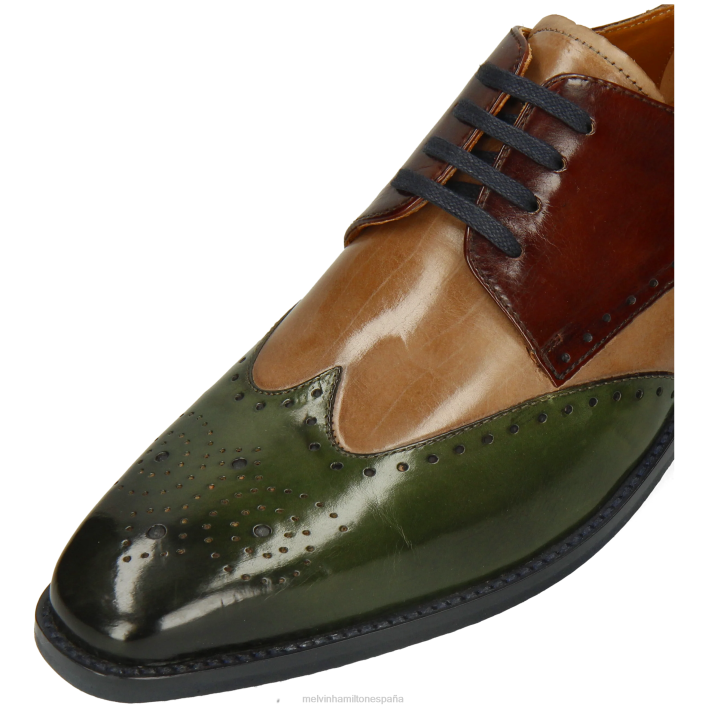 dave 2 hombres Melvin & Hamilton multi JRT4386 zapatos derby