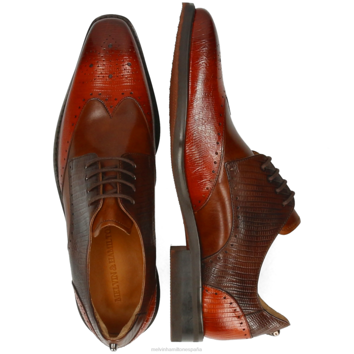 dave 2 hombres Melvin & Hamilton multi JRT4464 zapatos derby