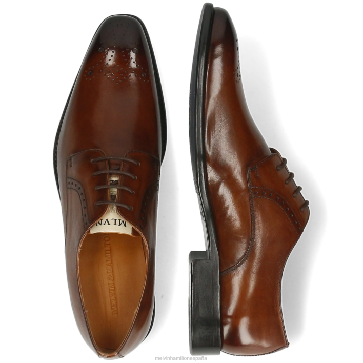 dylan 1 hombres Melvin & Hamilton marrón JRT4429 zapatos derby
