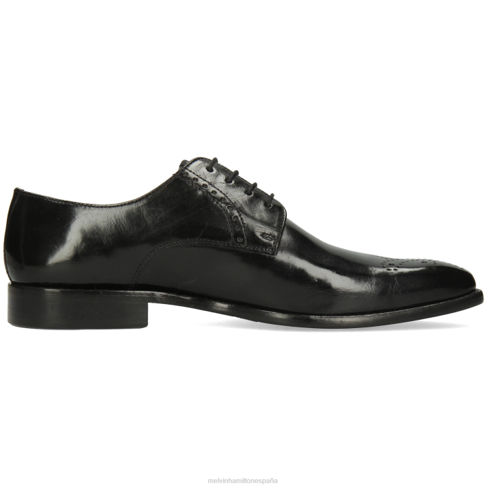 dylan 1 hombres Melvin & Hamilton negro JRT4448 zapatos derby