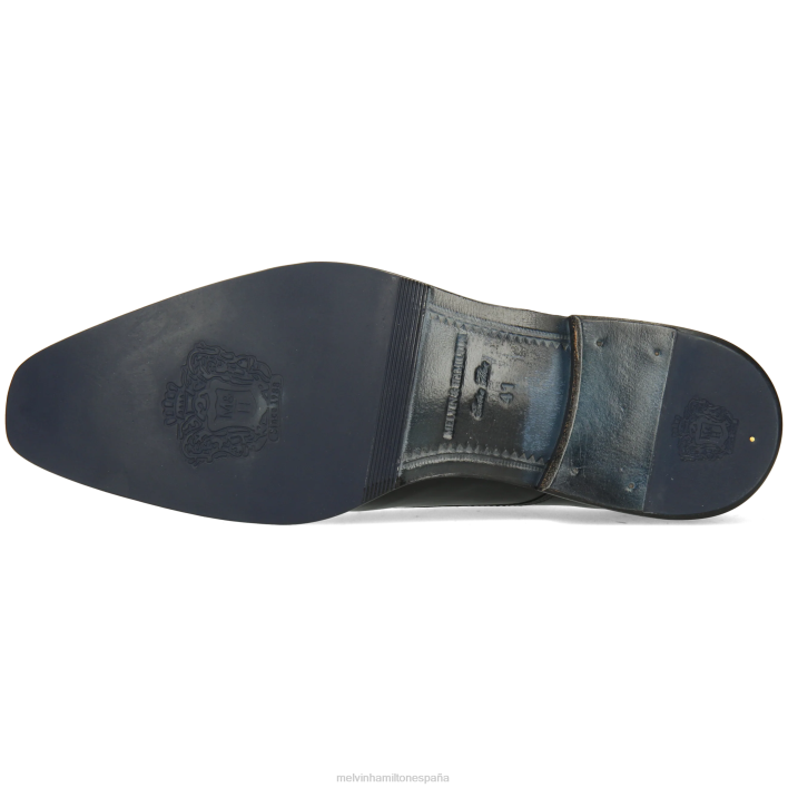 dylan 1 hombres Melvin & Hamilton negro JRT4448 zapatos derby