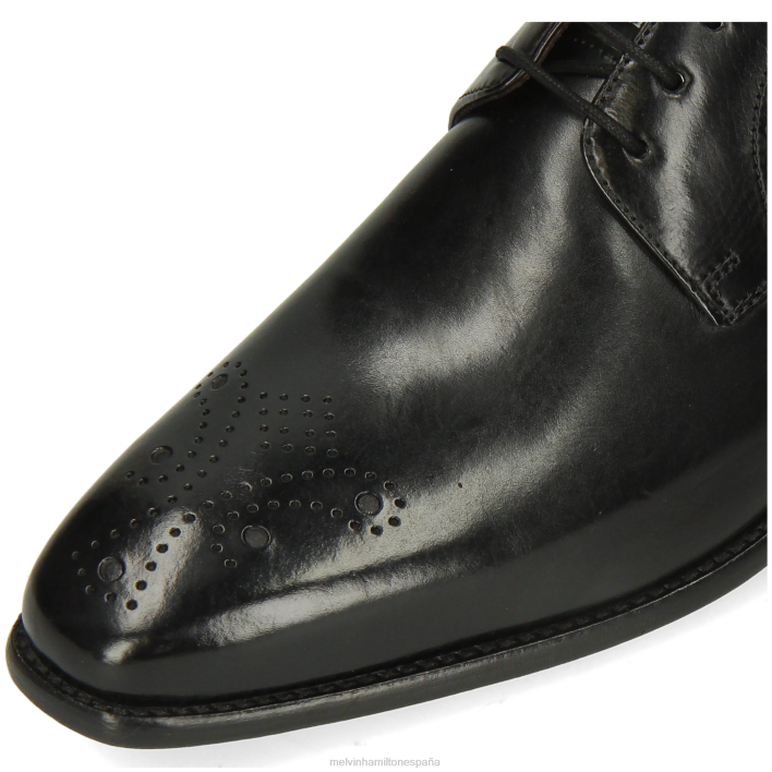 dylan 1 hombres Melvin & Hamilton negro JRT4458 zapatos derby