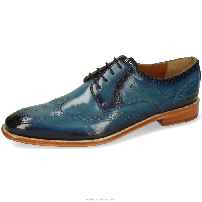 dylan 2 hombres Melvin & Hamilton azul JRT4483 zapatos derby