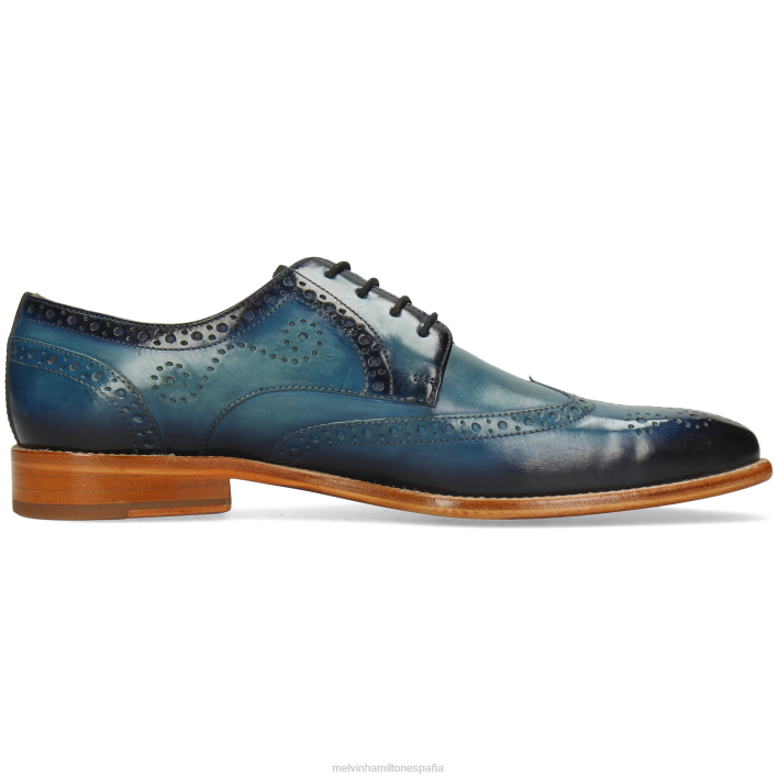 dylan 2 hombres Melvin & Hamilton azul JRT4483 zapatos derby