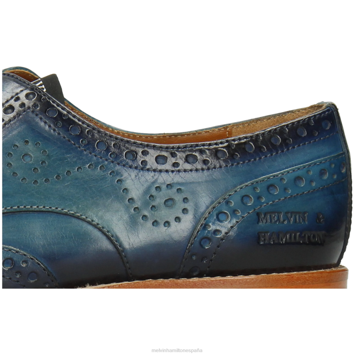 dylan 2 hombres Melvin & Hamilton azul JRT4483 zapatos derby