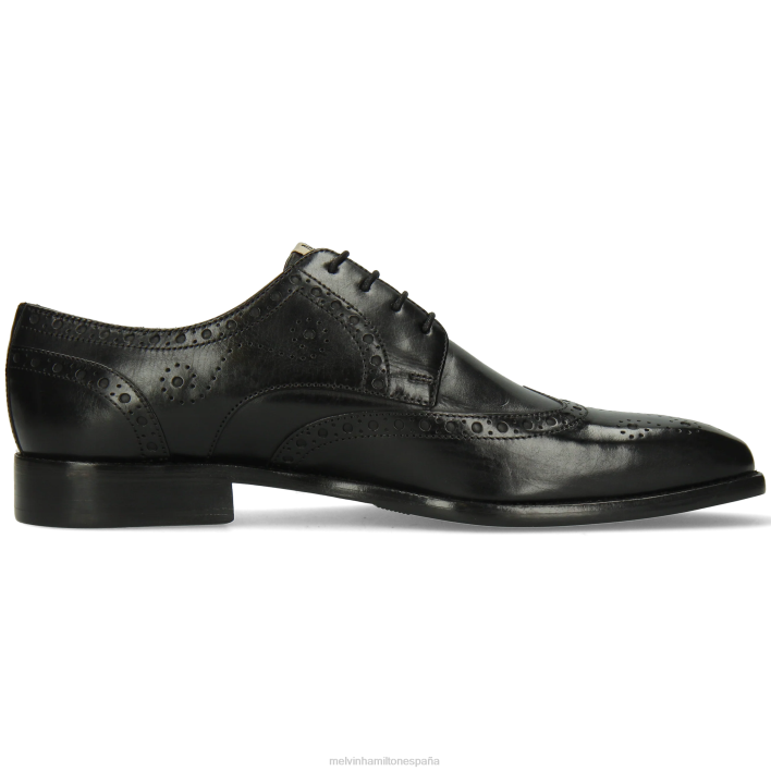 dylan 2 hombres Melvin & Hamilton negro JRT4437 zapatos derby