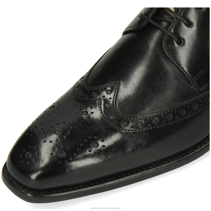 dylan 2 hombres Melvin & Hamilton negro JRT4437 zapatos derby