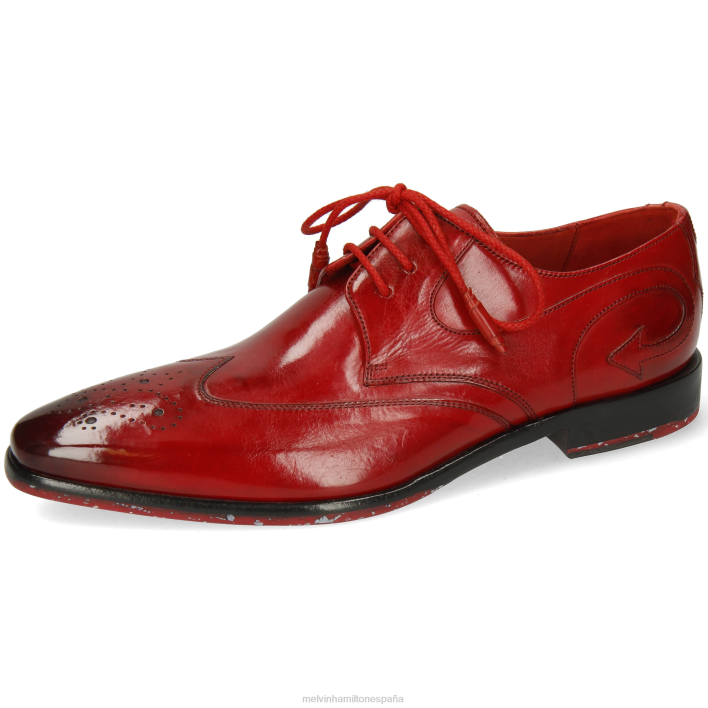 elvis 63 hombres Melvin & Hamilton rojo JRT4550 zapatos derby