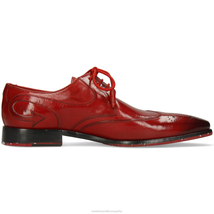 elvis 63 hombres Melvin & Hamilton rojo JRT4550 zapatos derby