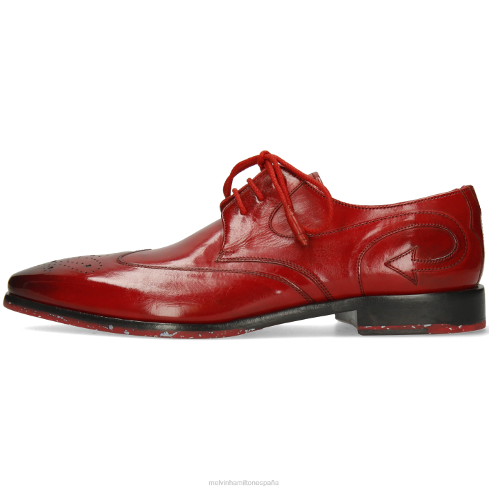 elvis 63 hombres Melvin & Hamilton rojo JRT4550 zapatos derby