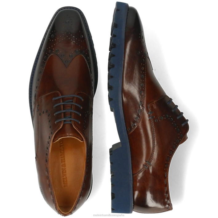 emilio 10 hombres Melvin & Hamilton marrón JRT4363 zapatos derby