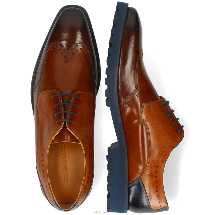 emilio 3 hombres Melvin & Hamilton marrón JRT4370 zapatos derby