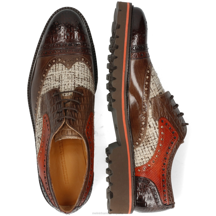 enrique 7 hombres Melvin & Hamilton multi JRT4536 zapatos derby