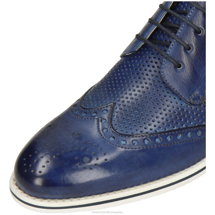 escocés 2 hombres Melvin & Hamilton azul JRT4512 zapatos derby
