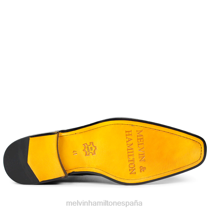 franco 9 hombres Melvin & Hamilton negro JRT4555 zapatos derby