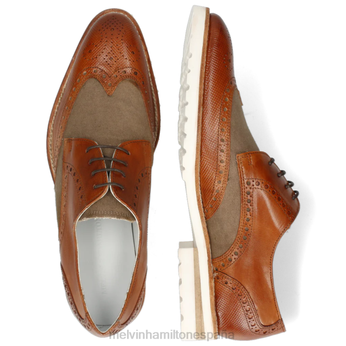 kane 5 hombres Melvin & Hamilton marrón JRT4541 zapatos derby