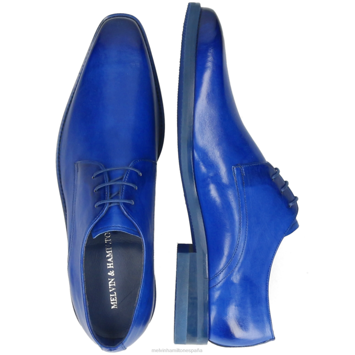 lanza 24 hombres Melvin & Hamilton azul JRT4406 zapatos derby