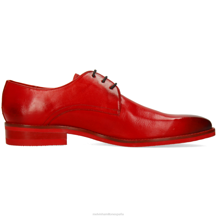lanza 24 hombres Melvin & Hamilton rojo JRT4399 zapatos derby