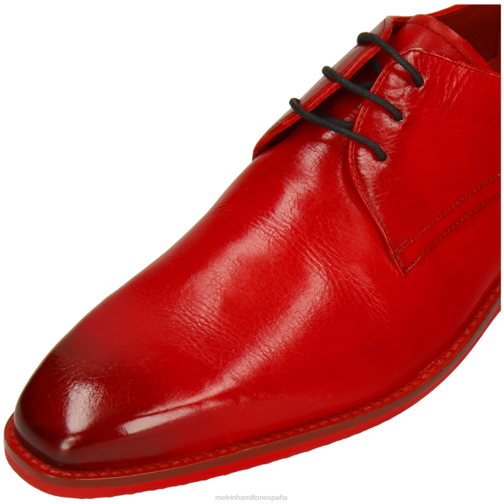 lanza 24 hombres Melvin & Hamilton rojo JRT4399 zapatos derby