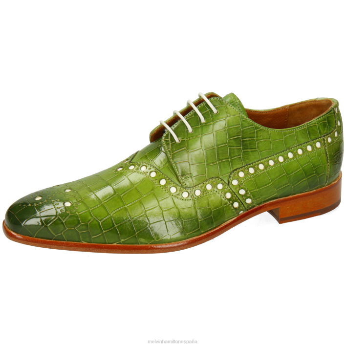 lanza 66 hombres Melvin & Hamilton verde JRT4427 zapatos derby