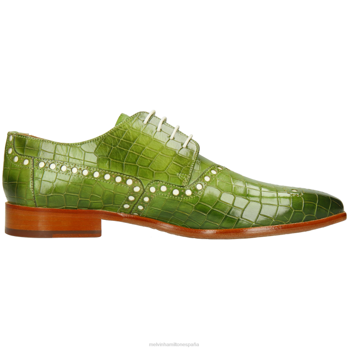 lanza 66 hombres Melvin & Hamilton verde JRT4427 zapatos derby