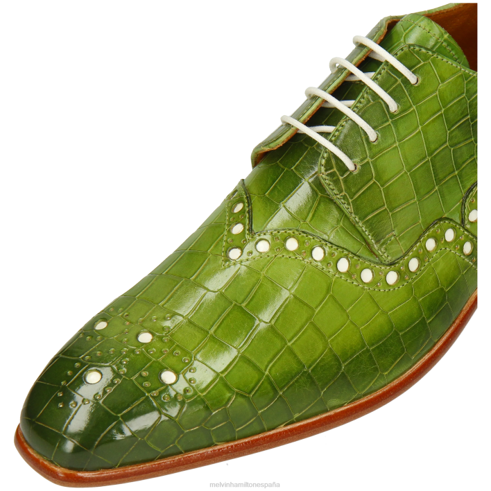 lanza 66 hombres Melvin & Hamilton verde JRT4427 zapatos derby