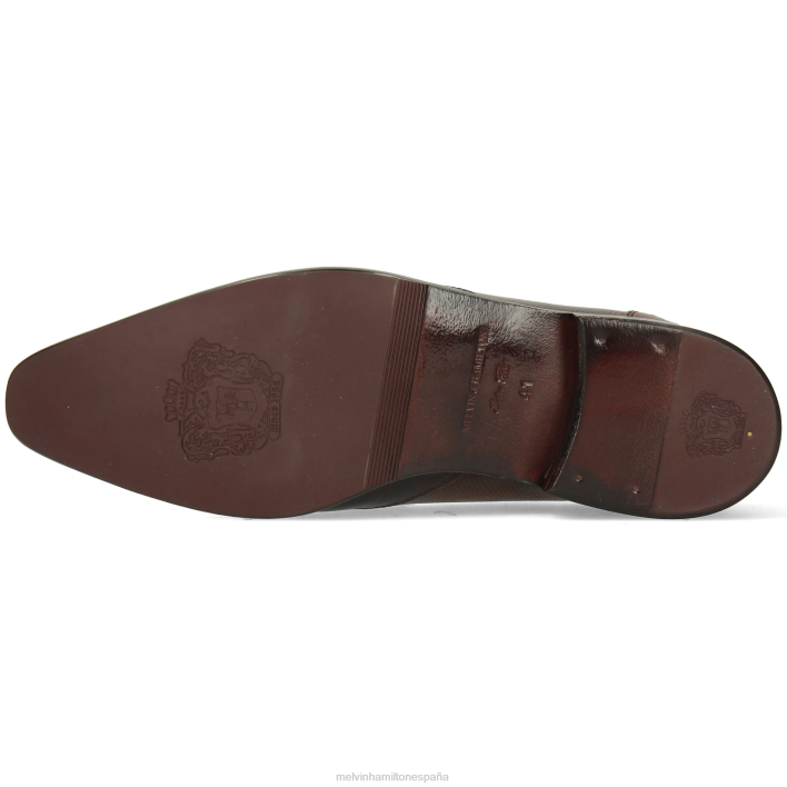 lanza 9 hombres Melvin & Hamilton marrón JRT4433 zapatos derby