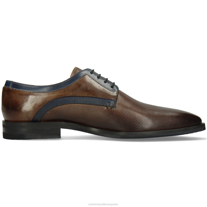 Álex 10 hombres Melvin & Hamilton gris JRT4447 zapatos derby