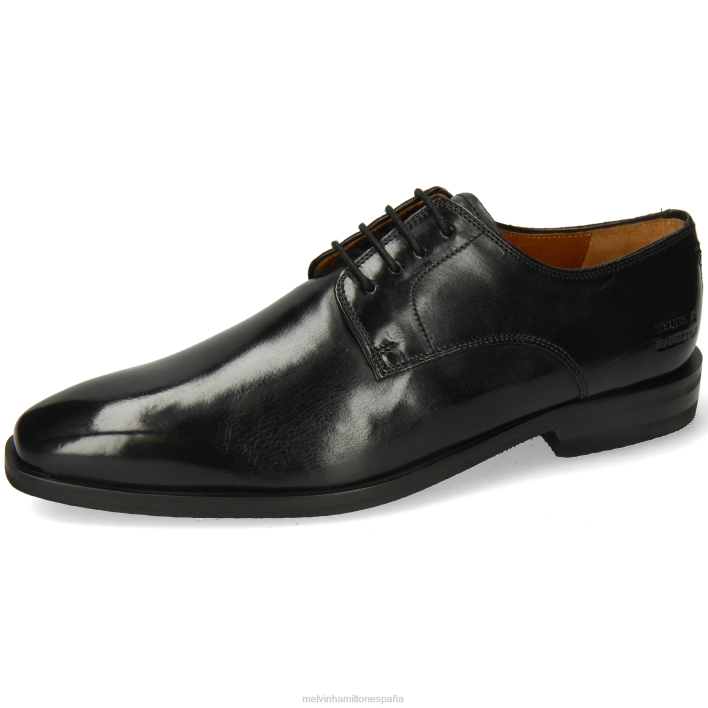 Álex 1 hombres Melvin & Hamilton negro JRT4381 zapatos derby