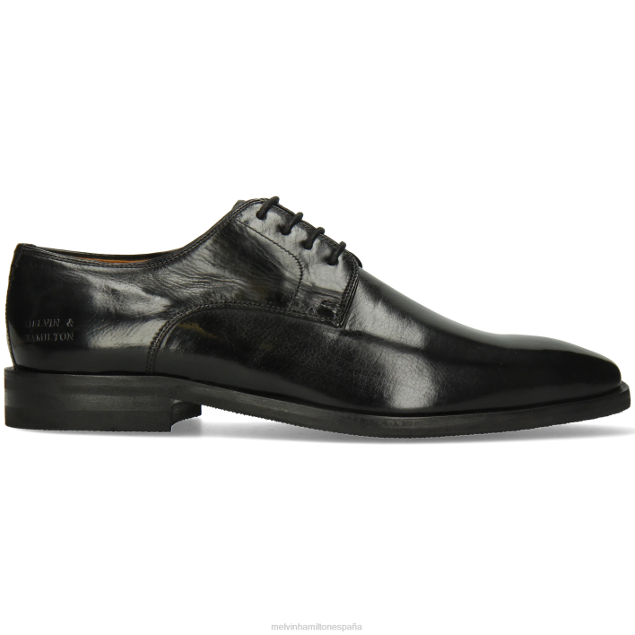 Álex 1 hombres Melvin & Hamilton negro JRT4381 zapatos derby