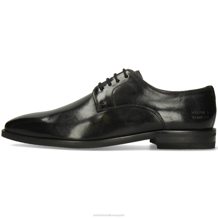 Álex 1 hombres Melvin & Hamilton negro JRT4381 zapatos derby